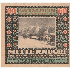 60 Heller Mitterndorf