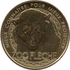 Jeton Touristique - Monnaie de Paris - Zoo de La Flèche - Ours polaire