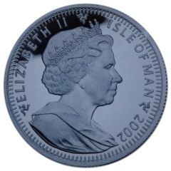 1 Crown - Elizabeth II World Cup Japan-Korea, running left, Silver Proof