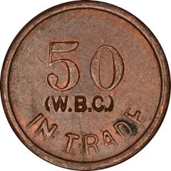 Commercial Token - W.B.C. 50 In Trade