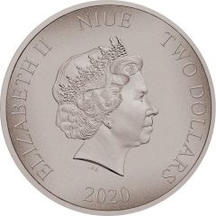2 Dollars - Elizabeth II Triceratops