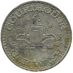 Vacuum Token - Courthouse Carwash Fredericksburg, Virginia