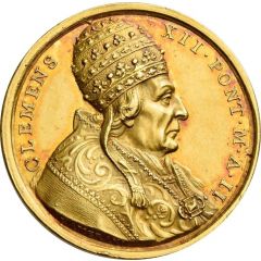 Medal - Clement XII Establishment of the Free Port in Ancona