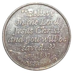Token - Acts 16:31 Lakeland Bible