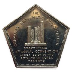 Medal - Canadian Numismatic Association Toronto, Ontario