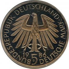 5 Deutsche Mark Universität Heidelberg
