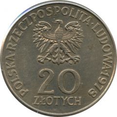 20 Zlotys Interkosmos '78