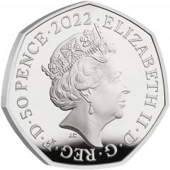 50 Pence - Elizabeth II Platinum Jubilee, Silver Proof