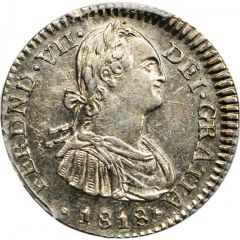 1 Real - Fernando VII Portrait of Carlos IV