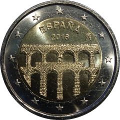 2 Euros Aqueduct of Segovia