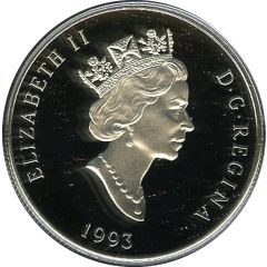 150 Dollars - Elizabeth II Arctic fox, platinum