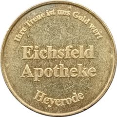 Pharmacy Token - Eichsfeld Apotheke / Natur and Kosmetik Lydia Scharf Heyerode / Lengenfeld unterm Stein