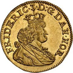 1 Ducat - Frederik III