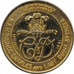 Medal - Wedding of Charles and Diana