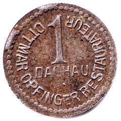 1 Pfennig - Dachau Ottmar Opfinger Restaurateur