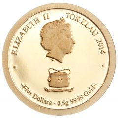 5 Dollars - Elizabeth II Unicorn