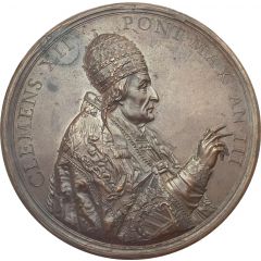 Medal - Clemens XII Construction of the Lazzaretto of Ancona