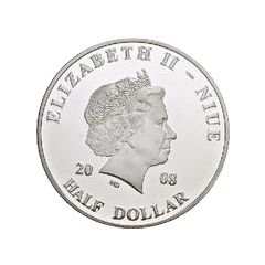 1/2 Dollar - Elizabeth II Pope John Paul II in Tunisia