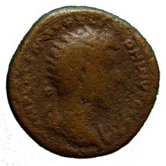 Dupondius - Marcus Aurelius and Lucius Verus CONCORD AVGVSTOR TR P XV COS III S C