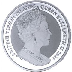 1 Dollar - Elizabeth II Transition of the Morgan Dollar to the Peace Dollar, Silver
