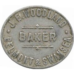 Token - J.E. Woodland - One Loaf Belmont and Swansea, NSW