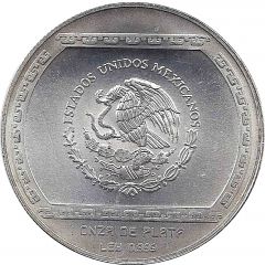 5 Nuevos Pesos Bajorrelieve Del Tajin - 1 oz Silver Bullion