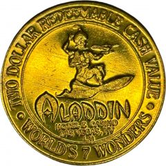 2 Dollars - Aladdin Hotel and Casino Las Vegas, Nevada