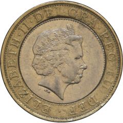 2 Pounds - Elizabeth II 4th portrait, Paddington Station