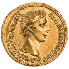 Aureus - Augustus, Gaius Caesar, and Lucius Caesar C L CAESARES AVGVSTI F COS DESIG PRINC IVVENT