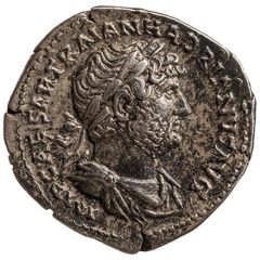 Denarius - Hadrian P M TR P COS III CONCORD, Concordia and Spes
