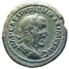 As - Pupienus CONCORDIA AVGG S C, Concordia