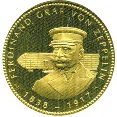 Token - 1000 Jahre Deutsche Nation Ferdinand Graf von Zeppelin