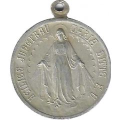Medallion - Heilige Jungfrau Maria Bitte F.U.