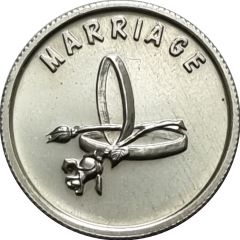Token - Marriage Christmas Pudding Coins