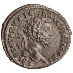 Denarius - Septimius Severus PAR AR AD TR P VI COS II P P, Victory