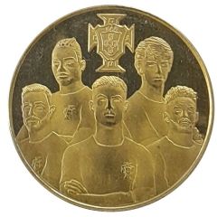 Médaille souvenir `FPF Portugal - Ronaldo Fernandes Leao Felix Ramos`