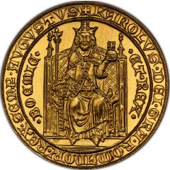 2 Ducats Charles IV, reverse die trial