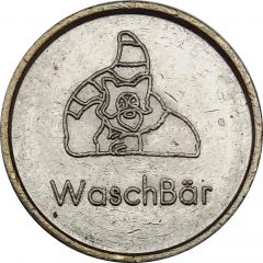 Car Wash Token - Waschbär