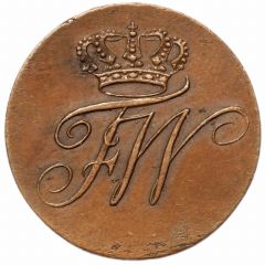1 Pfennig - Frederick William II