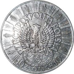 10 Zlotys Józef Piłsudski - Rifle Corps