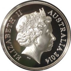 1 Dollar - Elizabeth II 4th Portrait - 30th Anniversary of the $1 Coin - High Relief Silver Proof