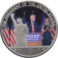 Medal - Donald Trump and Ivanka Trump