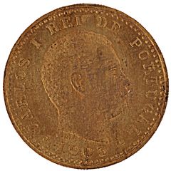 20 Reis - Carlos I Pattern