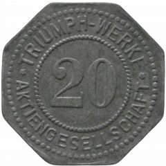 20 Pfennig - Nürnberg Triumph Werke Aktiengesellschaft