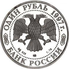 1 Rouble Temple of Christ the Savior