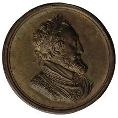 Restoration of the statue of Henri IV - Henrico Magno 1817