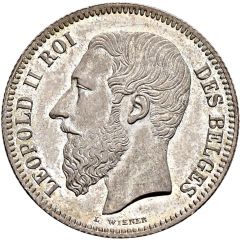 2 Francs - Léopold II French legend