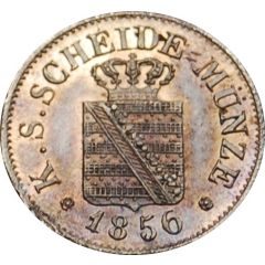 1/2 Neugroschen / 5 Pfennige - Frederick August II