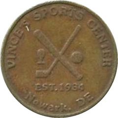 Token - Vince's Sports Center Newark, Delaware
