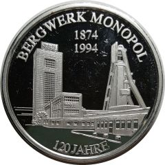 Medal - Bergwerk Monopol 120th anniversary